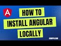 Install angular on windows | install angular cli  | Create angular 16 project from scratch