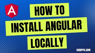 Install angular on windows | install angular cli | Create angular 16 project from scratch