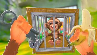 Helping My Baby Monkey ESCAPE! - I Am Monkey VR