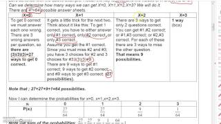 CollegeAlgebra 8.6.1 Expected Value and Probability Distributions Part 1