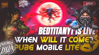 GOODBYE 2024 | LIVESTREAM PUBG MOBILE LITE | PUBG LITE LIVE [UPDATE 0.27.0] | BEDTITANYT