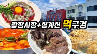 광장시장에서 부촌육회먹고 청계천에 갔던날/한국여행💛 호치민주부 HCMC JUBU