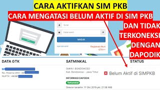 Cara Mengaktifkan SIM PKB / Cara Daftar SIM PKB / Cara Buat Akun SIM PKB | Belum Aktif di SIMPKB...