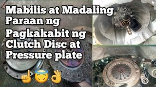 Mabilis at Madaling paraan ng pagkakabit ng clutch Component kahit walang special tools👍☝️😁