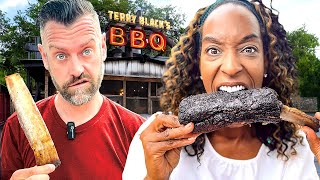 Brits Try Terry Blacks BBQ For The First Time In Texas