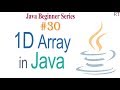Java-30- One Dimensional Array in Java | Arrays in Java