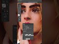 How to create a portrait in Adobe Illustrator 🎨✨#shorts  #illustration #digitalart