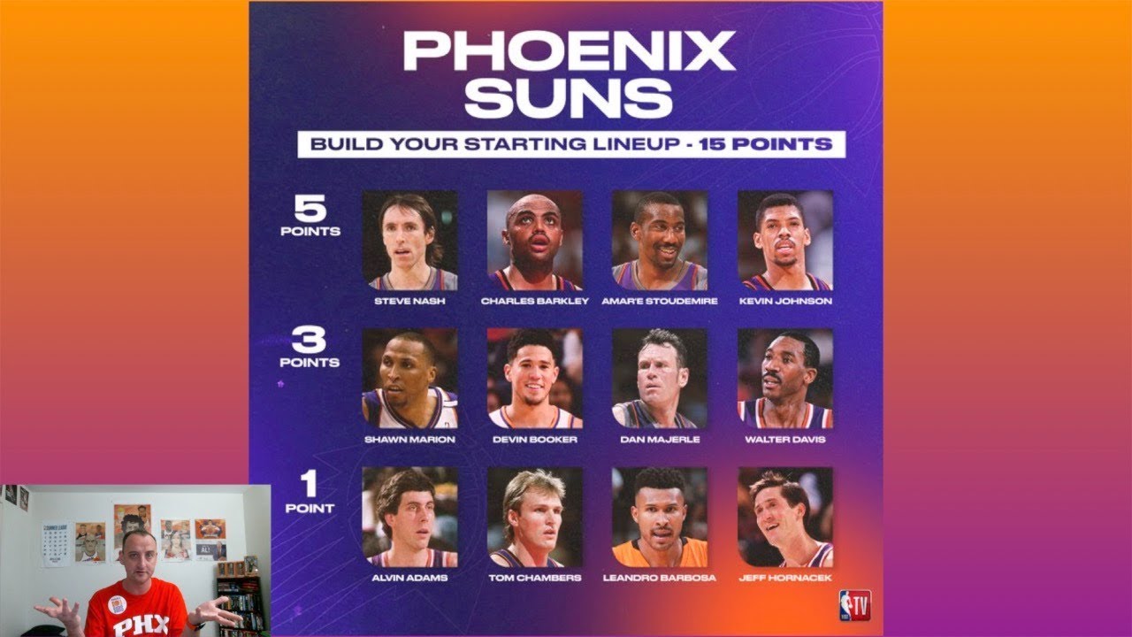 Phoenix Suns - Build Your Starting Lineup 15 Points! - YouTube