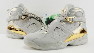 Air Jordan 8 Champagne Championship Trophy Pack Review 2016