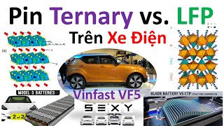 So sánh pin Ternary và pin LFP trên Xe Điện