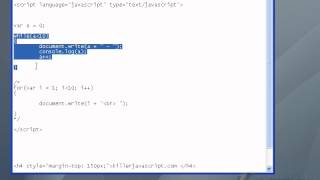 10 javascript loops part 1