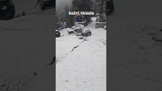 Kufri Shimla Ke haal Behaal In Snow | Cars Slipping Sliding ❄️🌨️🥶☃️⛄️