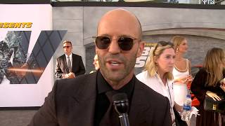 Fast & Furious Presents Hobbs & Shaw Los Angeles Premiere - Itw Jason Statham (official video)