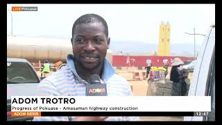 Progress of Pokuase - Amasaman highway construction - Premtobre Kasee on Adom TV (24-02-25)