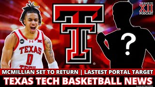 Texas Tech Basketball News: McMillian Announces His Return | Latest Red Raider P