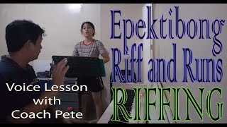 Epektibong Riff and Runs... RIFFING