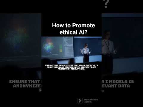 How to promote ethical AI? #ai #artificialintelligence #machinelearning #ethics #aiethics