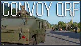 RESCUING AN AMBUSHED CONVOY! - Arma Reforger Operation