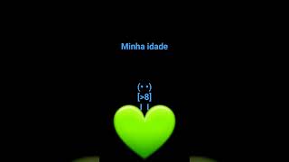 minha idade