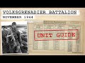 The German Volksgrenadier Battalion (1944) - Four Minute Formation