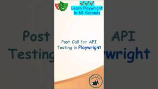 Playwright Tutorial | Post Call For API Testing with Playwright #playwright