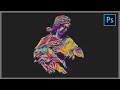 [ Photoshop Tutorial ] Holographic Statue Effect in Photoshop