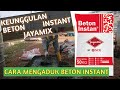 Cara Mengaduk Mortar Beton Instan Jayamix SCG - Banyak Keunggulanya