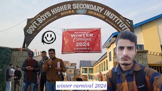 Winter Carnival 2024OrganisedbyDepartment of Vocational Education Retail Management|| kashmiri music