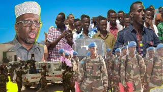 DEG DEG Shacabka Muqdisho oo la saftay Sheekh Shariif war kii shalay kasoo baxay Villa Somalia oo