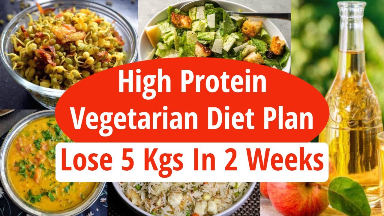 High Protein Vegetarian Diet Plan For Weight Loss | Lose 5 Kgs In 2 ...