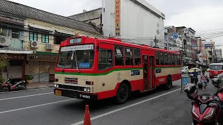 Bangkok Buses at Khao San Road Bus Stop