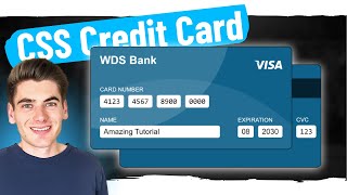 How To Create This Advanced Credit Card Form With CSS/JavaScript