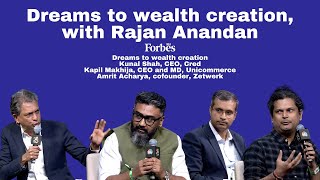 India's leading startup founders on going from dreams to wealth creation, with Rajan Anandan