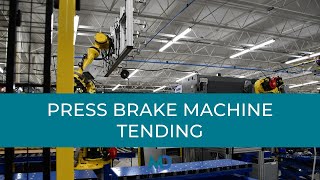 Press Brake Machine Tending with a FANUC Robot