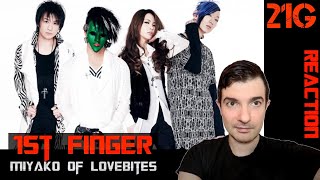 21g - 1st Finger (Miyako of Lovebites old band) Reaction