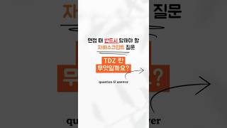 자바스크립트 면접 질문#9 :: TDZ 란 무엇일까요? #개발자 #개발 #프론트엔드 #자바스크립트 #개발면접 #면접질문