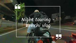 【MotoVlog】250TRで、夜の街を走ってみた。