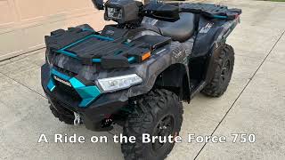 A Ride on the Kawasaki Brute Force 750