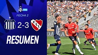 Talleres de Cordoba 2 vs 3 Independiente | #TorneoApertura2025 | Resumen | Fecha 2