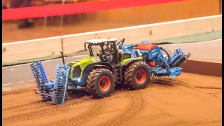 R/C Tractors farming in small scale! Awesome RC farming equipment!