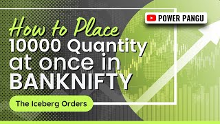 How To Place 10000 Qty at Once in NIFTY \u0026 BANKNIFTY Options - English