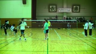 アンビシャス 川嶋・戸田 vs 井上・阿蘇 20131223 松戸市アザレアOPENミックス②