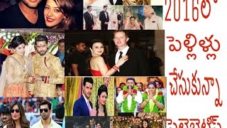 celebrates get married in 2016( 2016 లో  పెళ్లి చేసుకున్న సెలెబ్రెటీస్)