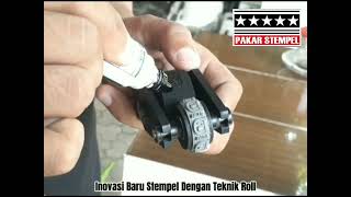 inovasi baru branding pipa dengan stempel roll #industri #pipa #stempelroll