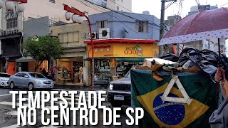 STORM IN DOWNTOWN SP | SÉ AND FREEDOM