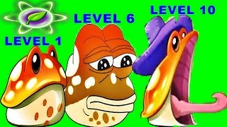 Toadstool Pvz2 Level 1-6-10 Max Level in Plants vs. Zombies 2: Gameplay 2017