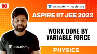 Work Done by Variable Force | Physics | Aspire IIT-JEE2022 | Kailash Sharma |