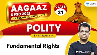 AAGAAZ UPSC CSE/IAS Prelims 2021 | Polity by Pawan Sir | Fundamental Rights