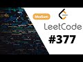 [Java] Leetcode 377. Combination Sum IV [DP Distinct Ways #4]