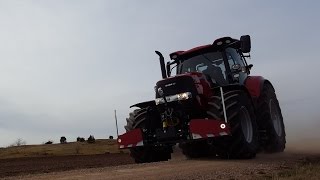 CaseIH Puma 240 cvx im TEST fahrt mit CRASH AGRIbumper Frontgewicht Frontweight in Sweden